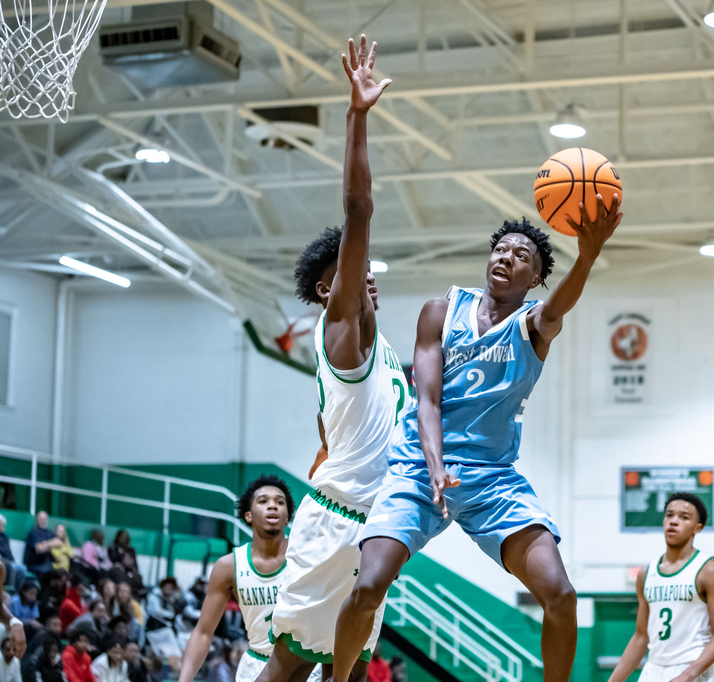 their home basketball game against West Rowan